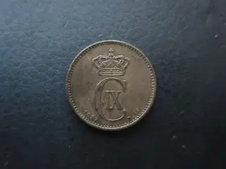2 øre 1887 kv. 1+