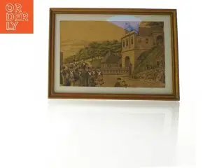 Indrammet historisk tryk Franz Sedivy (str. 36,5 x 26,5 cm)