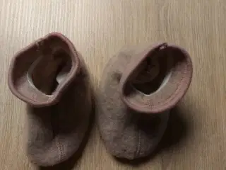 Baby sko i uld