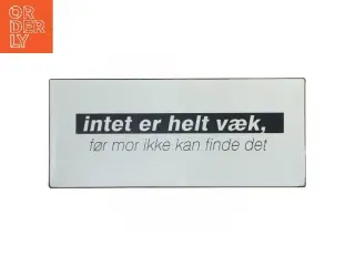 Humoristisk vægskilt fra LaFinesse (str. 30,5x13 cm)