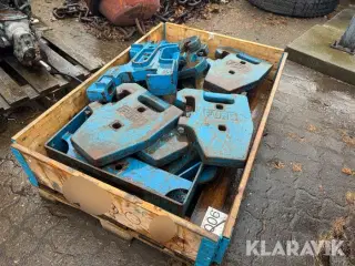 Frontklodser til Ford traktor 11 styk