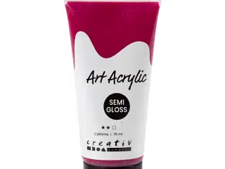 Art Akrylmaling Cyklame 75ml - Halvblank og Vandfast