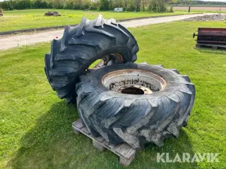 Dæk med fælge 480/70 R28