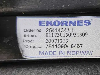 Stressless stol og skammel, læder