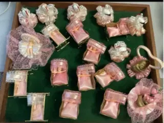 Nord pynt til barnedåb lyserød