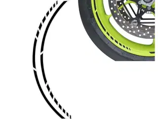 Fælgbånd til MC black