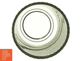 Riflet glas vase fra Lyngby (str. 20 cm)