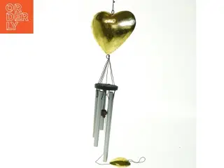 Vindspil med hjerteformet top (str. 32x10 cm)