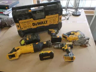 5 stk. elværktøj DEWALT