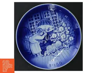 H.C. Andersen juleplatte 1980 fra Desiree (str. Ø 19 cm)