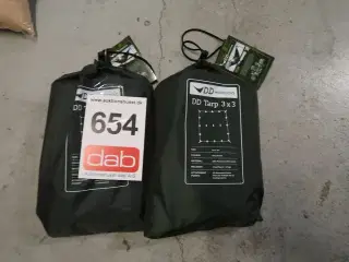 2 stk. Dd Hammocks Tarp 3 X 3 Meter
