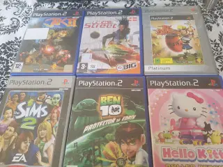 19 sjove PS2 spil fra 40-75kr pr stk!