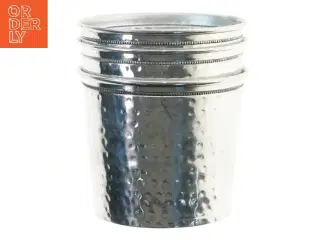 Metal urtepotter sæt (str. 3 stk Ø 18 cm længde 15,5 cm)