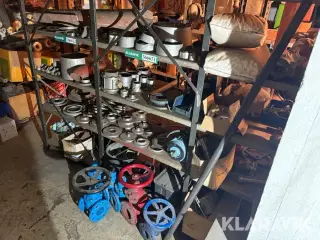 Blandet lot flanger, stophaner og motor