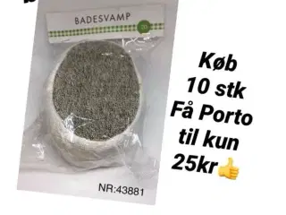 Nye badesvampe