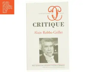 Critique  Numéro 651-652 : Alain Robbe-Grillet af Collectif (Bog)