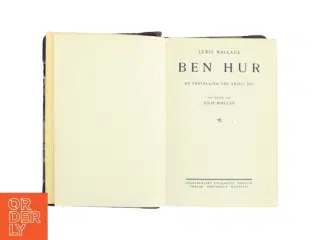 Ben Hur af Lewis Wallace (Bog)