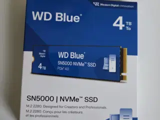💾 WD Blue SN5000 – 4TB NVMe UBRUGT HARRDISK
