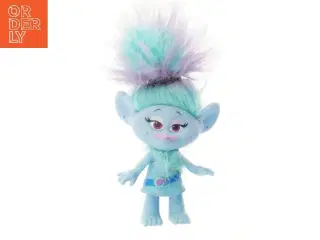 Troll dukke med farverigt hår fra Trolls (str. 20 cm)