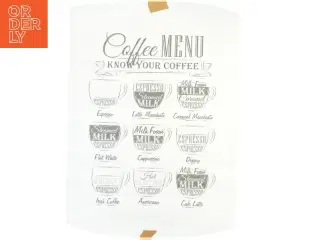 Kaffe menu plakat (str. 70 x 50 cm)