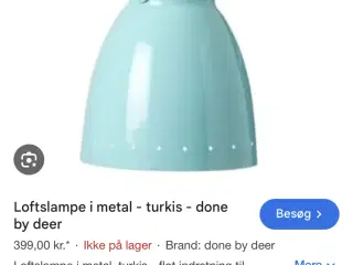 Done by deer loftslampe turkis