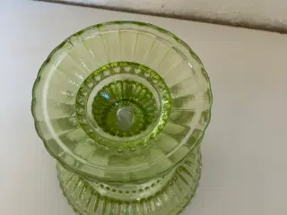 Grøn opsats i glas