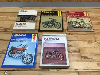 Haynes og Clymer bøger a’ 125 kr