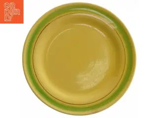 Retro fajancetallerken vive fra Gefle (str. Ø. 21 cm)