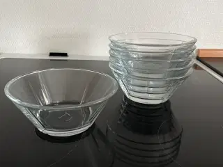 Klare glasskåle fra Rosendahl Grand cru.