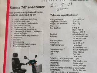  Karma 747 EL Scooter 
