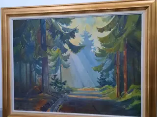Akrylmaleri. St..94 X 76 cm.