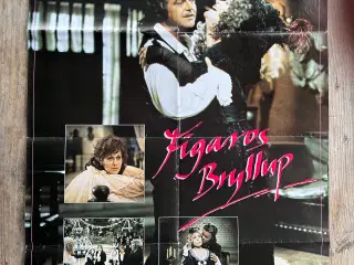Filmplakat, motiv: Figaros Bryllup