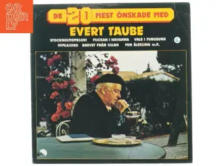 Evert Taube LP fra Warner Bros. Records (str. 31 x 31 cm)