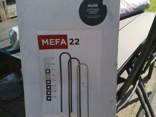 Mefa 22 postkasse stander sort