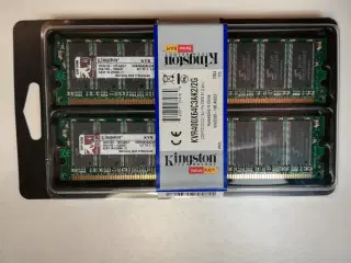 Kingston DDR SDRAM til gammelt bundkort 