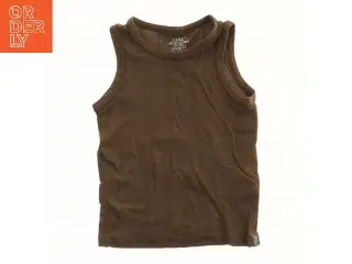 Ærmeløs brun top fra H&M (str. 98)