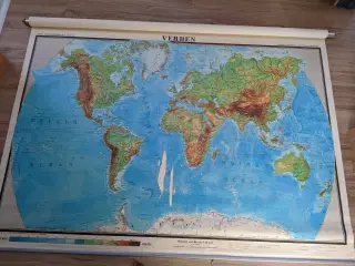 Retro verdenskort fra 1969