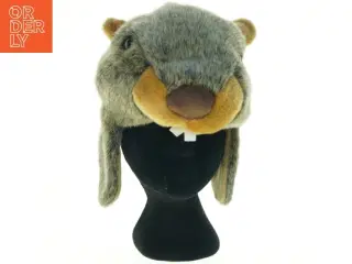 Bamsehue med gnaverdesign (str. O 20 cm)