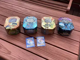 4 pokemon dåser til pokemon kort