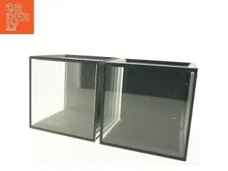 Kvadratiske glaskasser (str. 30x30x30 cm)