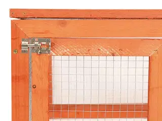 Kaninbur 183x90x46,5 cm massivt fyrretræ