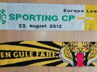 2 STK. AC HORSENS RETRO FAN HALSTØRKLÆDER, SOM NYE
