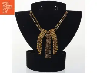 Guldfarvet smykke (str. Kede 42 cm)