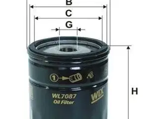 WL7087 WIX Oliefilter Volvo - Passer til Volvo Penta