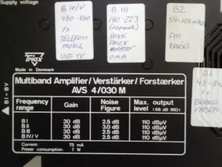 Antenneforstærker Multi