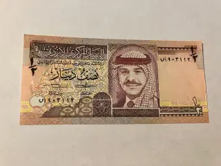 1/2 Dinar Jordan 1993