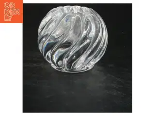 Rund glaslysestage (str. 8x9 cm)