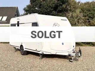 2021 - Knaus Südwind 450 FU "60 Years"   Flot campingvogn med telt og mover
