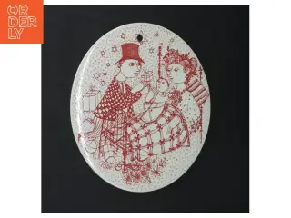 Nymlle keramisk dekorationsplade fra Nymlle Denmark, Bjørn Wiinblad (str. Ø 15,5 cm)