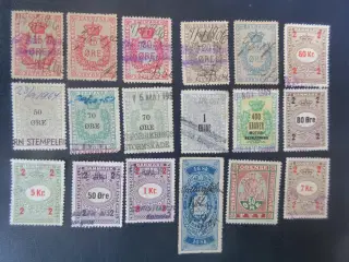 danske stempelmærker afgiftmærker